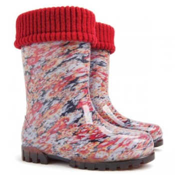 Резиновые сапоги Demar TWISTER LUX PRINT P ( цветы )